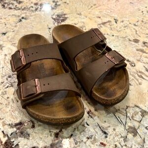 Birkenstock Arizona Kids Birkibuc - Mocha size 30 (USA 12)